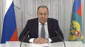 Видеообращение Министра иностранных дел Российской Федерации С.В.Лаврова в связи с 10-летием «Крымской весны», Москва, 16 марта 2024 года